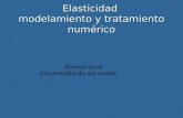 Elasticidad modelamiento y tratamiento numérico Ahmed Ould Universidad de los Andes.