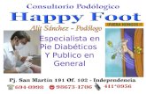 Especialista en Pie Diabéticos Y Publico en General.