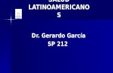 SISTEMAS DE SALUD LATINOAMERICANOS Dr. Gerardo García SP 212.