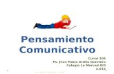 Ps. Jhon P. Ardila Q. - 2012 Pensamiento Comunicativo Curso 204 Ps. Jhon Pablo Ardila Quintero Colegio La Merced IED 2.012