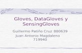 Gloves, DataGloves y SensingGloves Guillermo Patiño Cruz880639 Juan Antonio Magdaleno719940.
