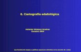 6. Cartografía edafológica Las fuentes de mapas y gráficos aparecen referidas en la sección de notas Antonio Vázquez Hoehne Octubre 2003.
