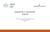 EQUIPOS Y COMITÉS MECIP Dirección de Fortalecimiento Institucional Coordinación MECIP 2015.
