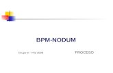 BPM-NODUM Grupo 8 – PIS 2009 PROCESO. Grupo Fases Gestión del Proyecto Verificación SQA SCM Evaluación del proceso seguido Conclusiones AGENDA.
