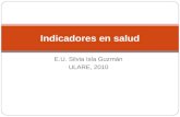 E.U. Silvia Isla Guzmán ULARE, 2010 Indicadores en salud.