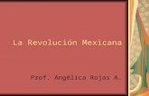La Revolución Mexicana Prof. Angélica Rojas A.. Antecedentes Obsolescencia del régimen de Porfirio Díaz, que ya duraba casi 35 años (1876-1880 y 1884-1911).