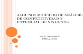A LGUNOS MODELOS DE ANÁLISIS DE COMPETITIVIDAD Y POTENCIAL DE N EGOCIOS Jorge Espinoza B. FACEA-UCSC 1.