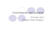 Crecimiento del lactante Proceso vital I Gladys Flòrez Álvarez.