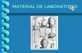 MATERIAL DE LABORATORIO MORTERO Material de laboratorio de porcelana o de vidrio, que se usa para moler o reducir el tamaño de las sustancias. Consta.