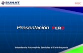 INSC Presentación Intendencia Nacional de Servicios al Contribuyente PERÚ.