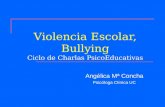 Violencia Escolar, Bullying Ciclo de Charlas PsicoEducativas Angélica Mª Concha Psicóloga Clínica UC.