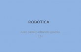 ROBOTICA Juan camilo obando gaviria 11c. 1. ¿Qué es robótica? es la rama de la tecnología que se dedica al diseño, construcción, operación, disposición.