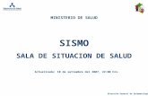 Dirección General de Epidemiología SISMO Actualizada: 10 de setiembre del 2007, 22:00 hrs. MINISTERIO DE SALUD SALA DE SITUACION DE SALUD.