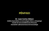 PÉNFIGO Dr. Juan Carlos Aldave Médico Especialista en Inmunología Clínica y Alergología Comité de Inmunodeficiencias Primarias Asociación Latinoamericana.