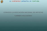 CONVOCA LA ASOCIACIÓN NACIONAL DE ARTISTAS "CARMEN HOLGUERAS"