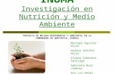 INUMA Investigación en Nutrición y Medio Ambiente PROYECTO DE MEJORA NUTRIMENTAL Y AMBIENTAL EN LA COMUNIDAD DE QUETZOTLA, PUEBLA Marigel Aguilar Rivas.