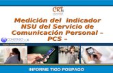 Pág. 1 Nivel de Satisfacción de los Usuarios del Servicio de Comunicación Personal – PCS – Pospago Tigo 2007 - 2008 INFORME TIGO POSPAGO Bogotá, diciembre.
