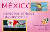 María M. Muñoz Soto ESPA 4491. Está formada por viejas tradiciones. Los mexicanos están muy orgullosos de sus tradiciones y de su profunda historia. La.