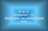 TP N° 3: OXIGENO – O 2 PEROXIDO DE HIDROGENO H 2 O 2.