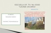 ESCUELA OF. TV. No 0560 “LEONA VICARIO ” PROYECTO : LA ACTIVIDAD FLORÍCOLA COMO FACTOR CONTAMINANTE EN LA COMUNIDAD DE SAN LUCAS MUNICIPIO DE VILLA GUERRERO.