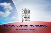 � FONDO COMÚN MUNICIPAL Gastón Collao Jefe Unidad Análisis Financiero División Municipalidades SUBDERE SUBDERE.