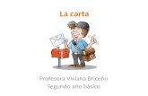 La carta Profesora Viviana Briceño Segundo año básico.