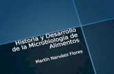 Historia y Desarrollo de la Microbiología de Alimentos Martín Narváez Flores.