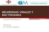 NEUMONIAS VIRALES Y BACTERIANAS Gonzalo Rodríguez G. Pediatría Dr. Antonio Aguilar.