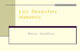 Los Derechos Humanos Marco Jurídico.. Naturaleza moral Los DDHH son valores morales construidos y consensuados socialmente y que refieren a las condiciones.