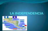 INDEPENDENCIA DE CENTRO AMÉRICA Conmemoración —por parte de los actuales países de Guatemala, Honduras, El Salvador, Nicaragua y Costa Rica— de la firma.