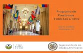 21 de mayo de 2012 Programa de Prestamos Fondo Leo S. Rowe Lina M. Sevillano Washington, DC.