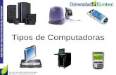 UNIVERSIDAD TECNOLÓGICA ECOTEC. ISO 9001:2008 Tipos de Computadoras Ing. Sist. Ana María Arellano Arcentales DOCENTE UNIVERSIDAD ECOTEC.