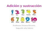 Adición y sustracción Profesora Viviana Briceño, Segundo año básico.