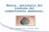 Manejo quirúrgico del Síndrome del compartimento abdominal. Dr. J. Fernando Pérez. Cirujano. EPHPO.