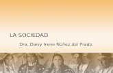 LA SOCIEDAD Dra. Daisy Irene Núñez del Prado. “Conjunto de Individuos que han vivido y trabajado juntos el tiempo suficiente para organizarse y constituir.