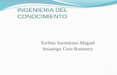 INGENIERIA DEL CONOCIMIENTO Toribio Sarmiento Miguel Sesarego Cruz Rosmery.