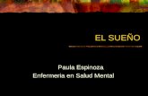 EL SUEÑO Paula Espinoza Enfermeria en Salud Mental.