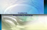 Unidad III Protocolos y Servicios. Filosofía Cliente/Servidor Cliente/servidor no es más que la forma de llamar a las aplicaciones que trabajan en conjunto.