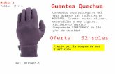 Guantes Quechua Modelo 1 Tallas M / L Concebido para protegerse del frío durante las TRAVESÍAS EN MONTAÑA. Guantes mixtos cálidos, extensibles y muy ligeros.