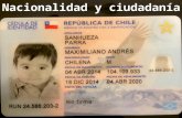Nacionalidad y ciudadanía. Marie es hija de francés, nació en el territorio de Chile mientras sus padres se encontraban de vacaciones en nuestro país.