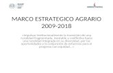 MARCO ESTRATEGICO AGRARIO 2009-2018 «Impulsar institucionalmente la transición de una ruralidad fragmentada, inestable y conflictiva hacia una ruralidad.