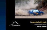 Propuesta Publicitaria Campeonato Rally Desafío Manuel Paredes.
