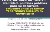 CHAH, territorio en Yucatán: identidad, políticas públicas para su desarrollo Encuentro anual de RIMISP TERRITORIOS RURALES EN MOVIMIENTO Bogotá, 16-18.