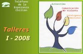 Teléfono de la Esperanza Chillán Talleres I - 2008 Autoestima Comunicación NO Violenta Inteligencia Emocional.