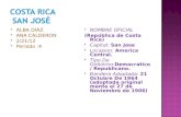 ALBA DIAZ  ANA CALDERON  2/21/12  Periodo :4  NOMBRE OFICIAL (República de Costa Rica)  Capital: San Jose  Locasion: America Central.  Tipo De.