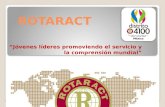 ROTARACT “Jóvenes líderes promoviendo el servicio y la comprensión mundial”