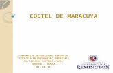 COCTEL DE MARACUYA CORPORACION UNIVERSITARIA REMINGTON TECNOLOGIA EN CONTADURIA Y TRIBUTARIA ANA ADELAIDA MARTINEZ PARADA SARAVENA – ARAUCA 02 -12 -12.