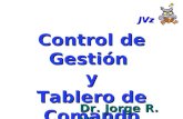 Control de Gestión y Tablero de Comando Dr. Jorge R. Vazquez JVz.
