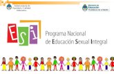 Subsecretaría de Equidad y Calidad Educativa. EJES DE ESTA PRESENTACIÓN 1. ¿Por qué implementar la educación sexual integral en nuestras escuelas y jardines?