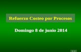 1 - 1 Refuerzo Costeo por Procesos Domingo 8 de junio 2014.